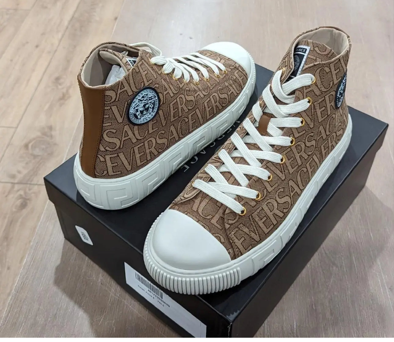 Versace Mens High Top Sneakers