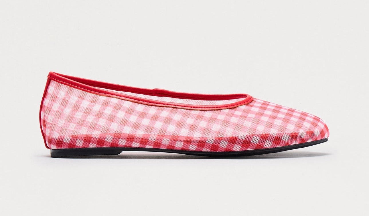 Gingham Flats