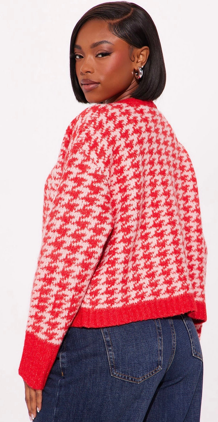 Houndstooth Cardigan