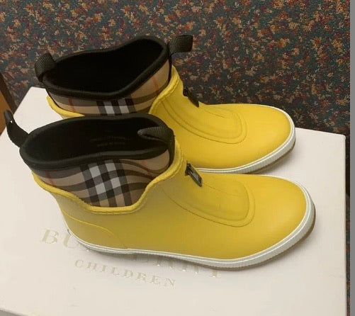 New Burberry Rain Boots - Treasure Trunk Houston