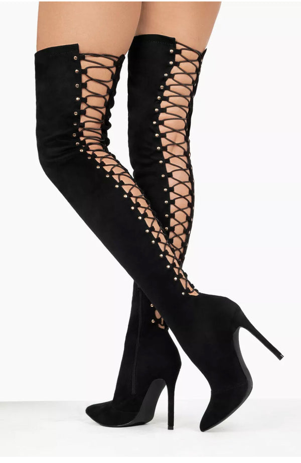 Corset Thigh High Boots Treasure Trunk Houston