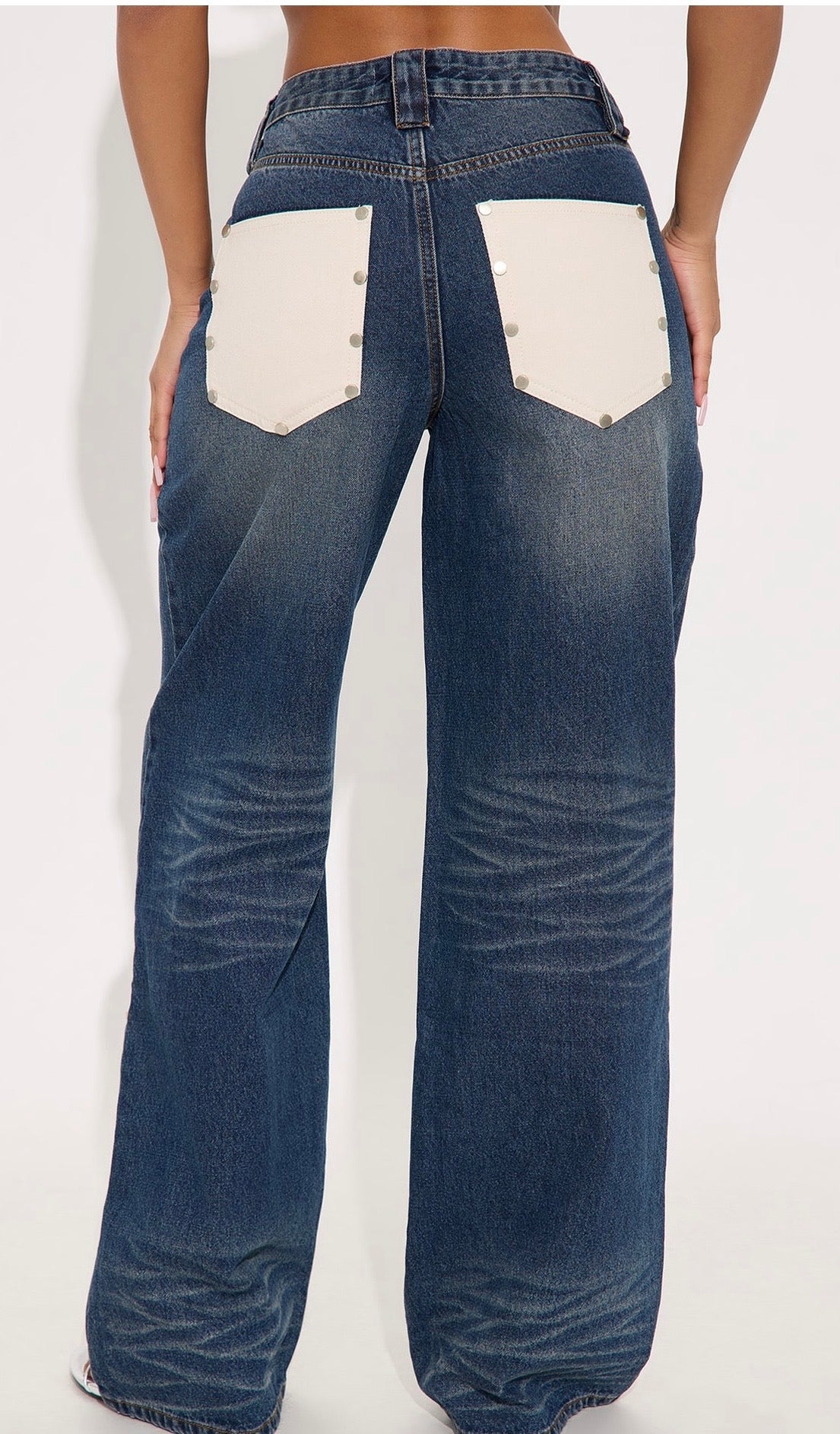 Wide Leg Indigo Jeans