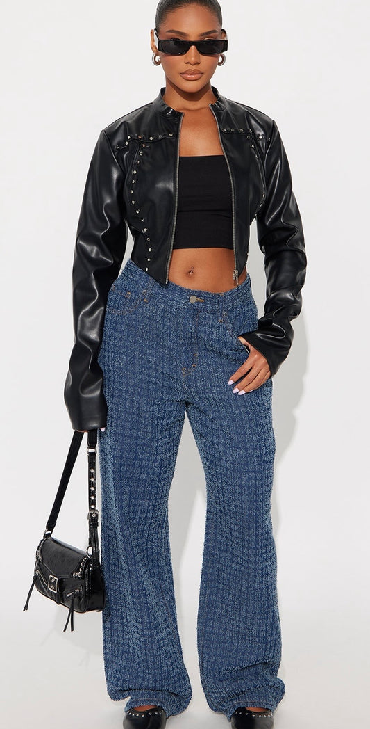 Textured Jeans