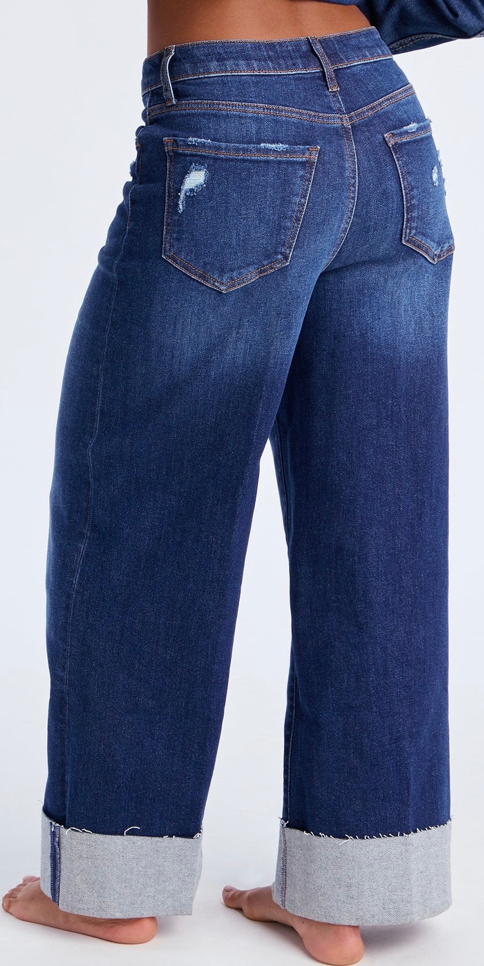 Fashion Nova Big Cuff Jeans