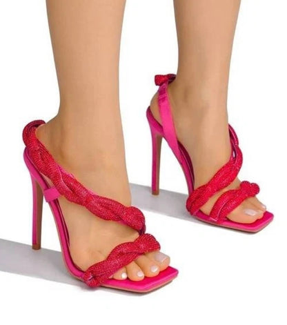 Rhinestone Glam Heels