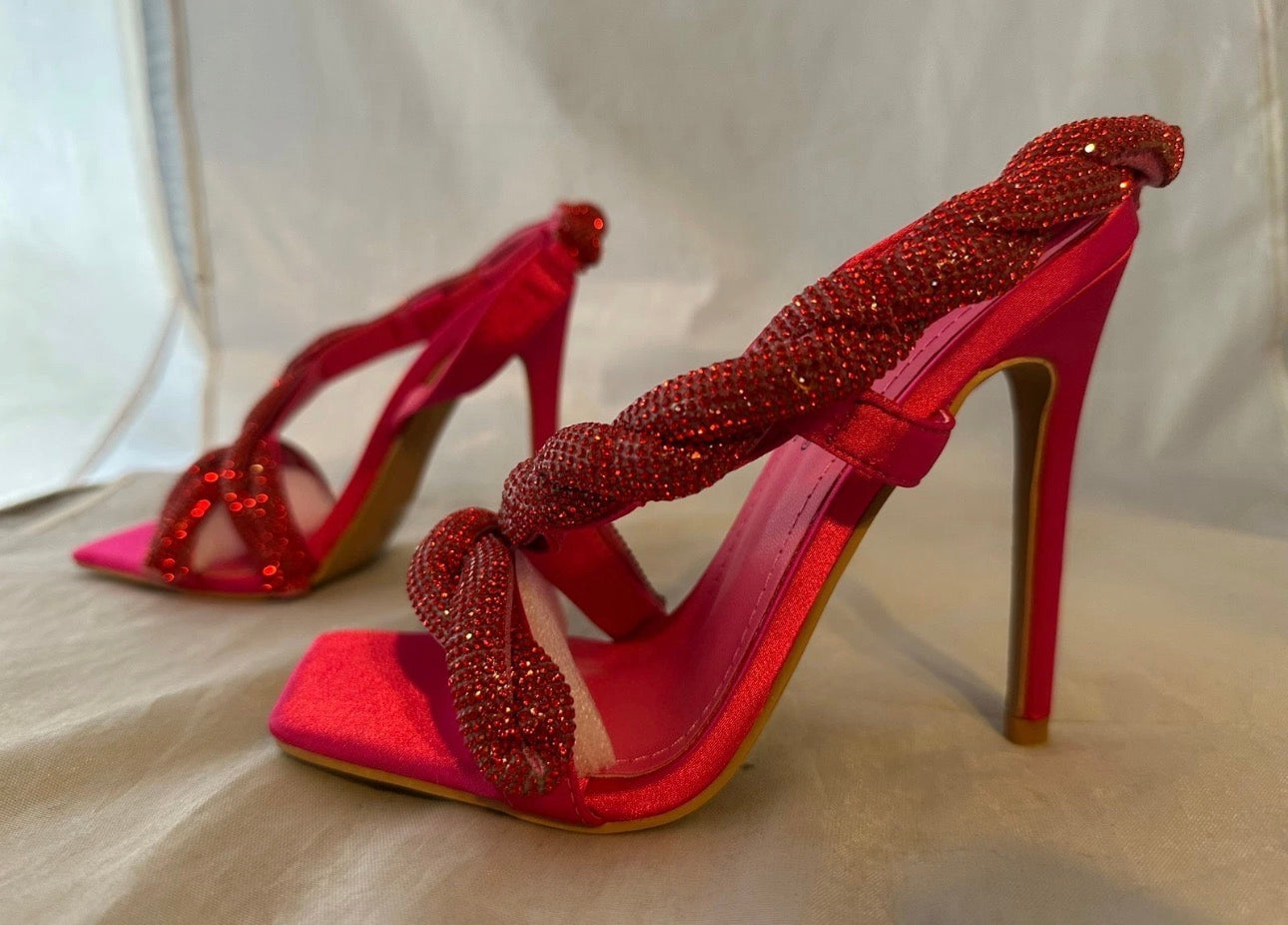 Rhinestone Glam Heels