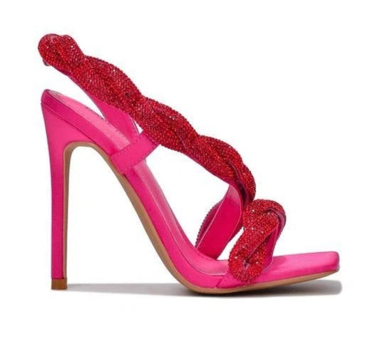Rhinestone Glam Heels