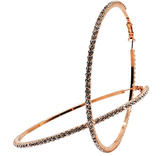 Rhinestone Hoops