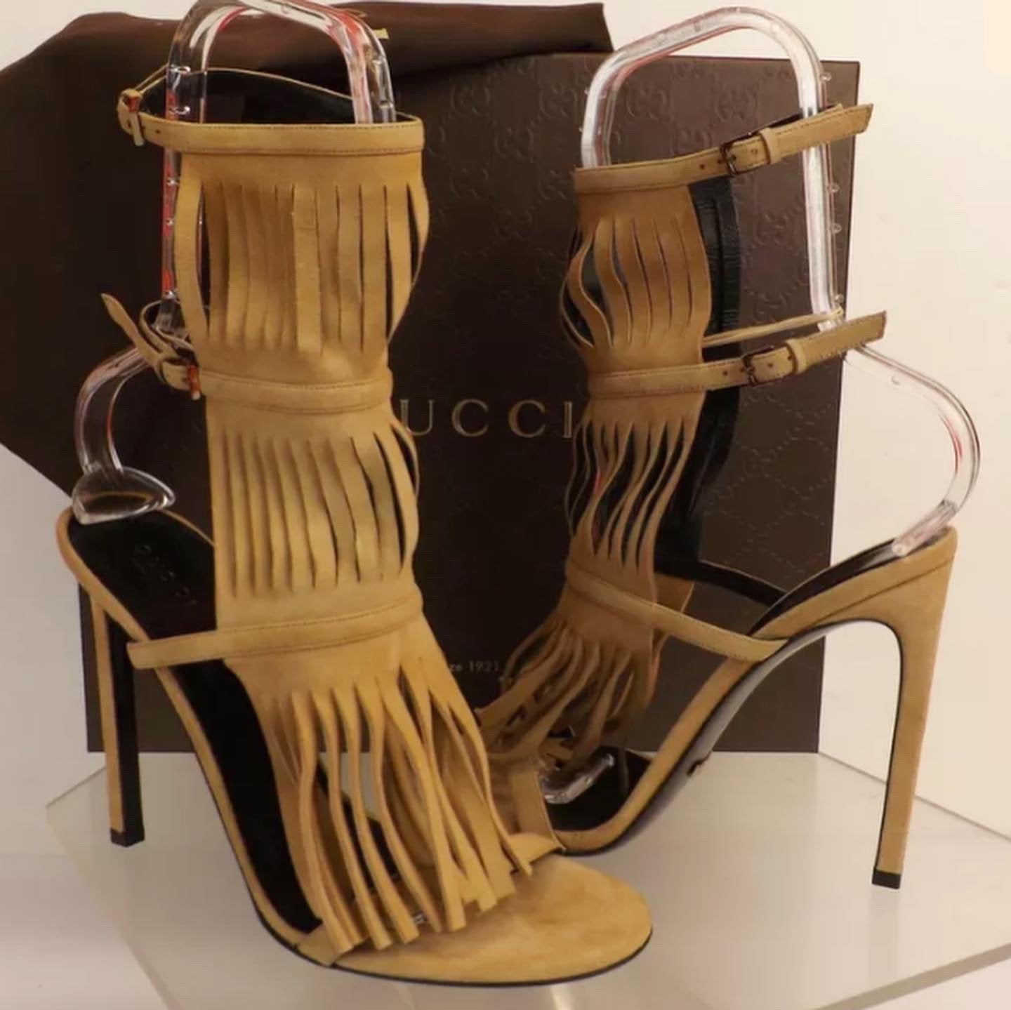 Gucci Fringe Heels