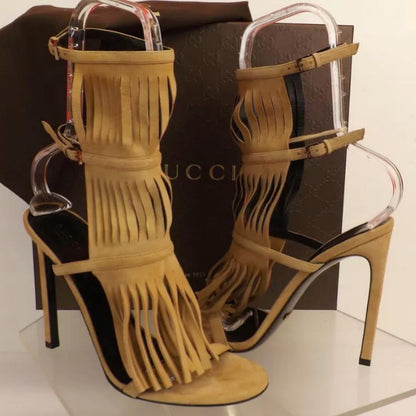 Gucci Fringe Heels